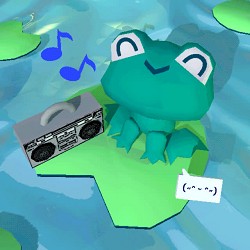 joyful - frog